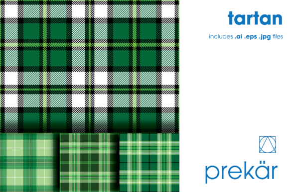 Download Tartan No.22 (Green, Four Pack) - Premium Resources