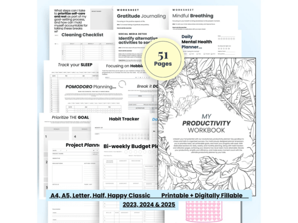 Download Productivity, Daily Planner, Goals Set - Productivity Collection