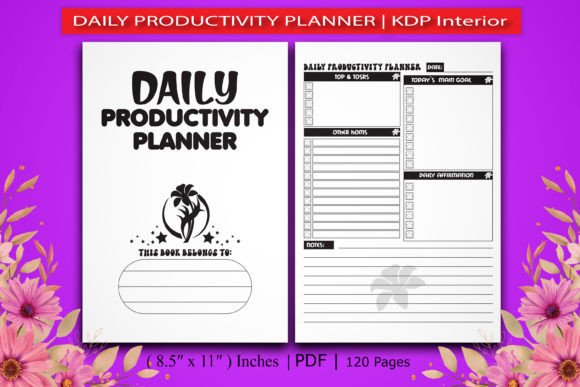 Download Daily Productivity Journal | KDP Interio - Productivity Collection